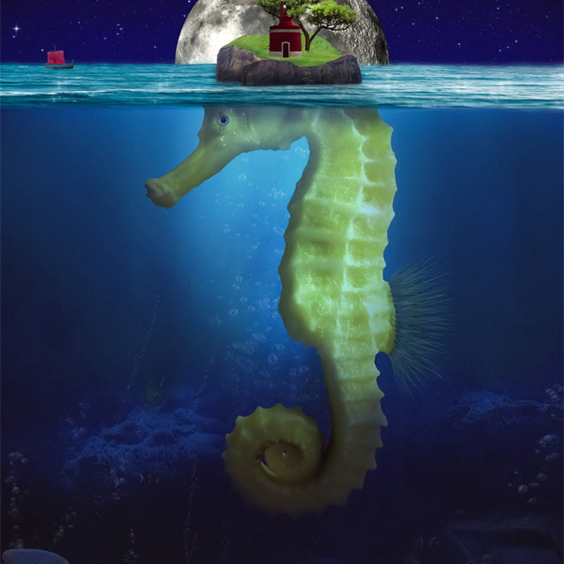 This enchanting poster print reveals the hidden depths of the ocean, showing a seemingly ordinary island that is actually part of a beautiful seahorse. It encourages viewers to dive beneath the surface and explore the unknown, where secrets and surprises are waiting to be discovered.